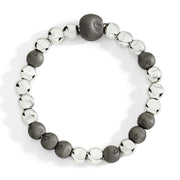 DoDo Bracciale pepita argento & titanio DBC5006-PEPIT-0AGTI